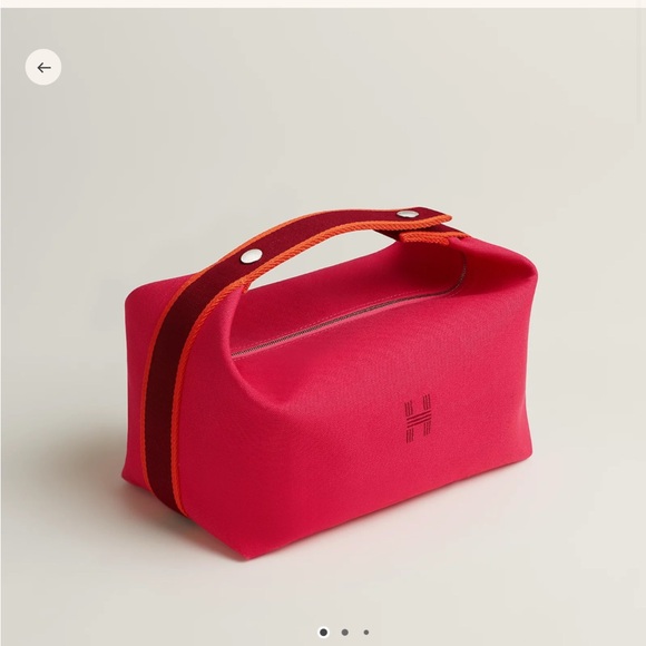 Hermes Bride de Brac Case, Hisbiscus,  GM size - Picture 2 of 6